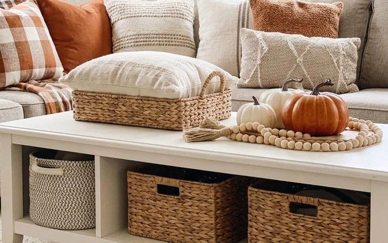Fall Decor in the Basement