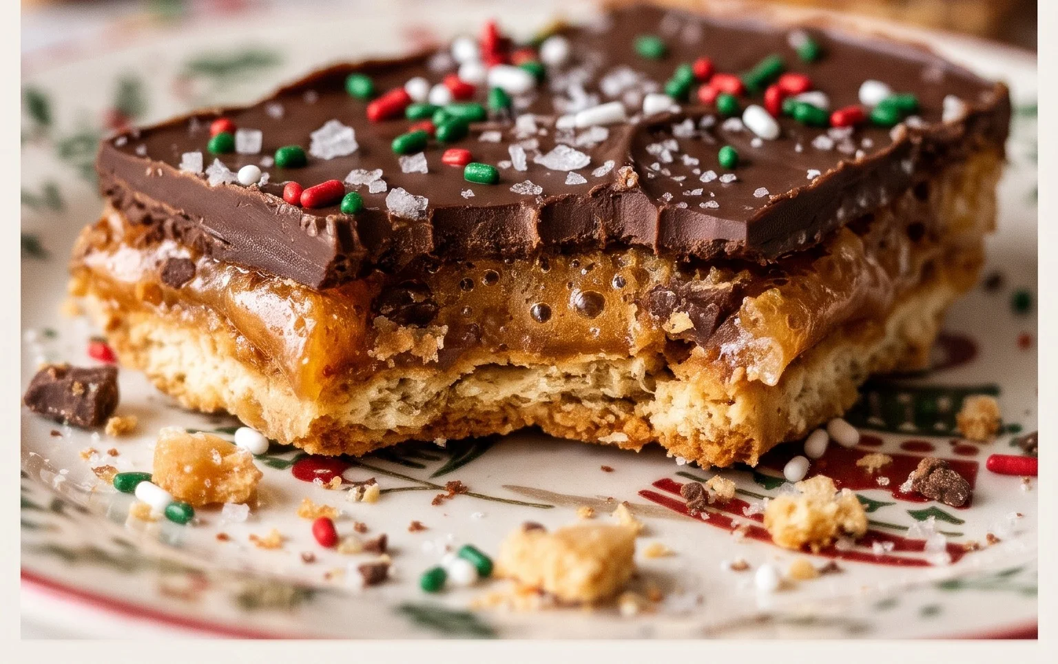 Christmas Crack - Saltine Cracker Toffee