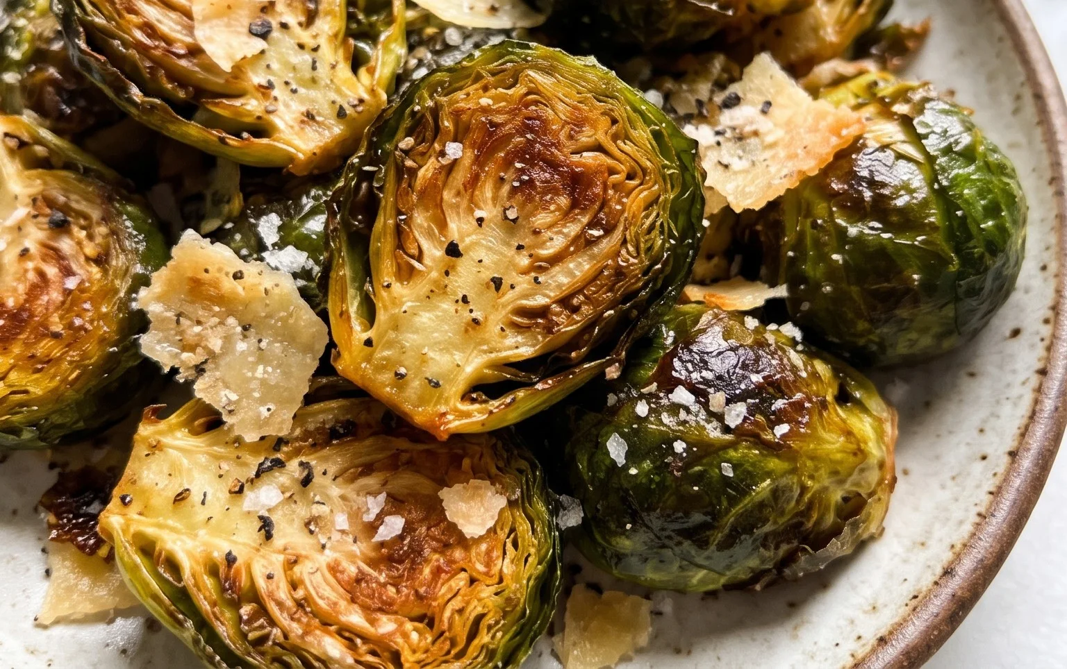 Choux de Bruxelles rôtis au parmesan