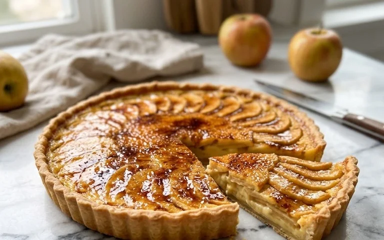 Tarte Pommes Crème Brûlée : Recette Facile et Gourmande