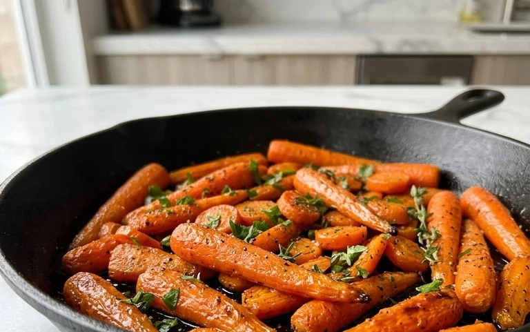 Pan Roasted Carrot Recipe – Oma's Pfanne geröstete Karotten